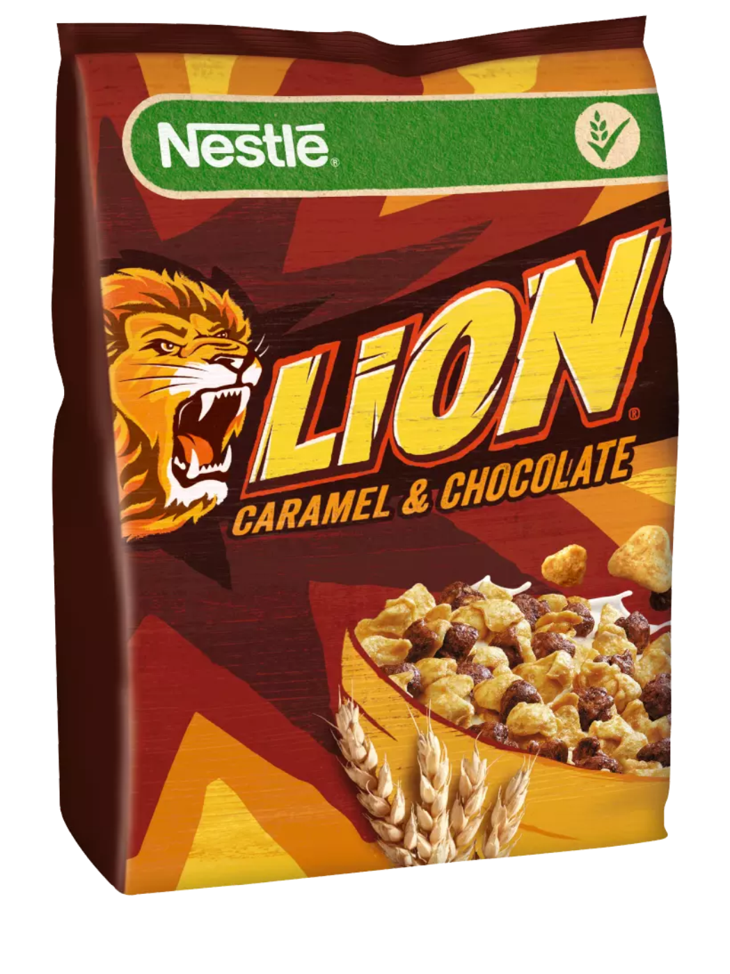 NESTLE LION Caramel & Chocolate Flavor Breakfast Cereal 250g