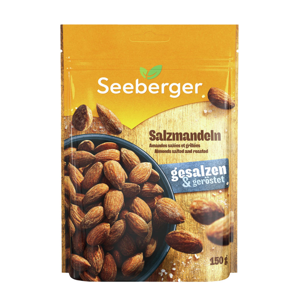SEEBERGER Roasted & Salted Almonds 150g
