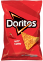 DORITOS Hot Corn Flavor Corn Chips Snacks 100g 3.5oz