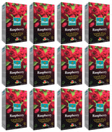 DILMAH RASPBERRY Flavor Ceylon Black Tea Boxes 12 x 30g
