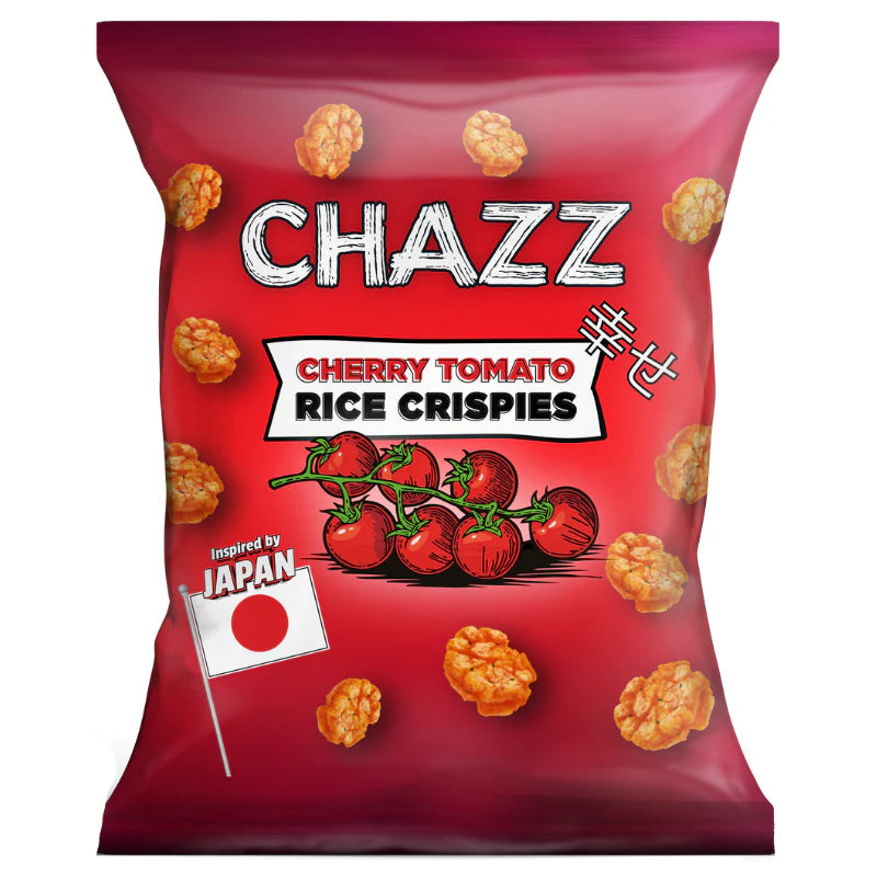 CHAZZ Cherry Tomato Flavor Rice Crispies Crackers 100g