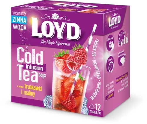 LOYD Cold Infusion Fruit Tea Strawberry & Raspberry Flavor 30g