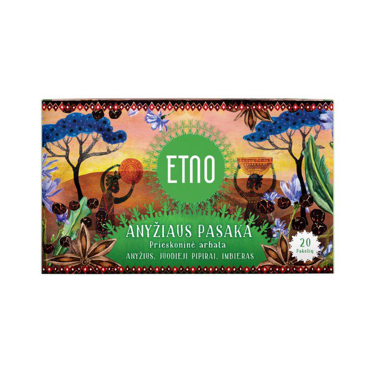 ETNO Spiced Herbal Tea with Anise , Ginger, Cinnamon & Black Pepper 30g