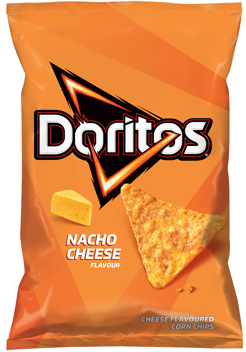 DORITOS Nacho Cheese Flavor Corn Chips Snacks 100g 3.5oz