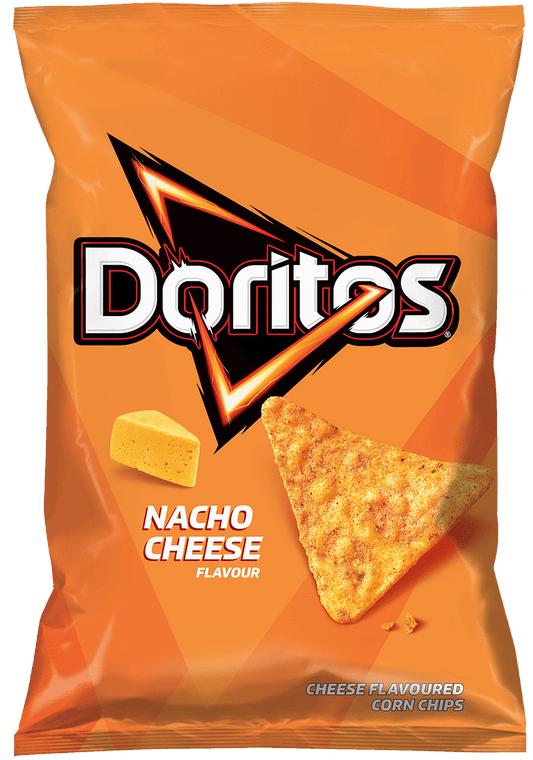 DORITOS Nacho Cheese Flavor Corn Chips Snacks 100g 3.5oz