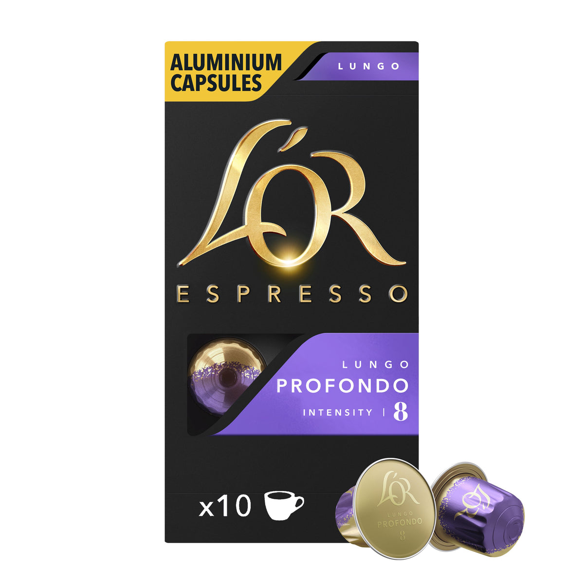 L'OR ESPRESSO LUNGO PROFONDO Coffee Capsules for Nespresso 52g