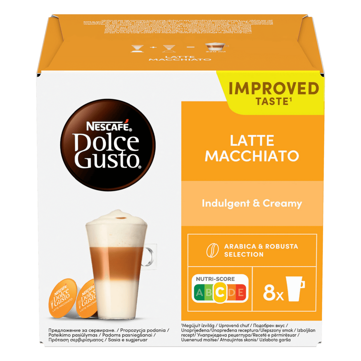 NESCAFE LATTE MACCHIATO Dolce Gusto Instant Coffee Capsules 183.2g