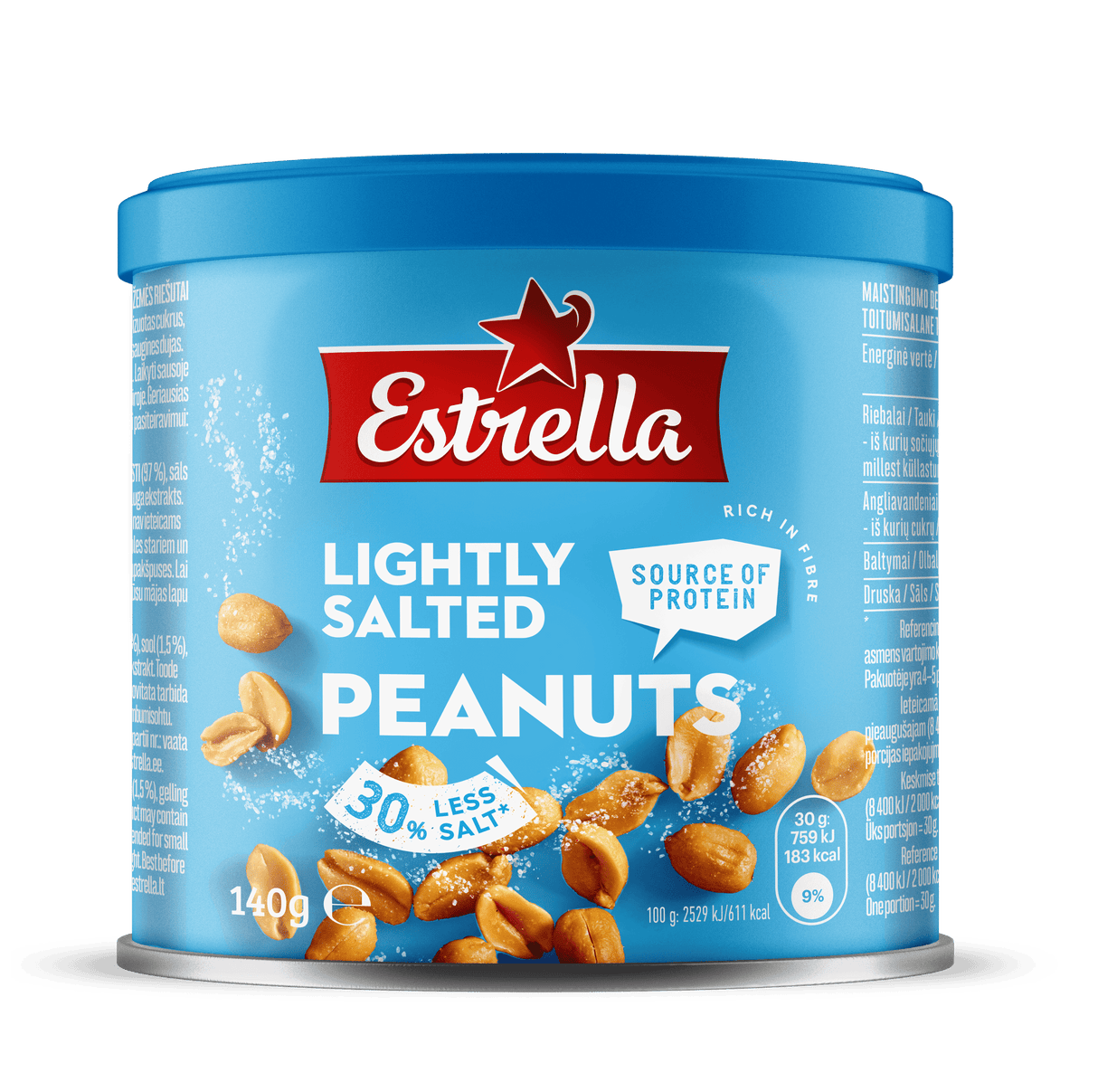 ESTRELLA Roasted Lightly Salted Peanuts 140g