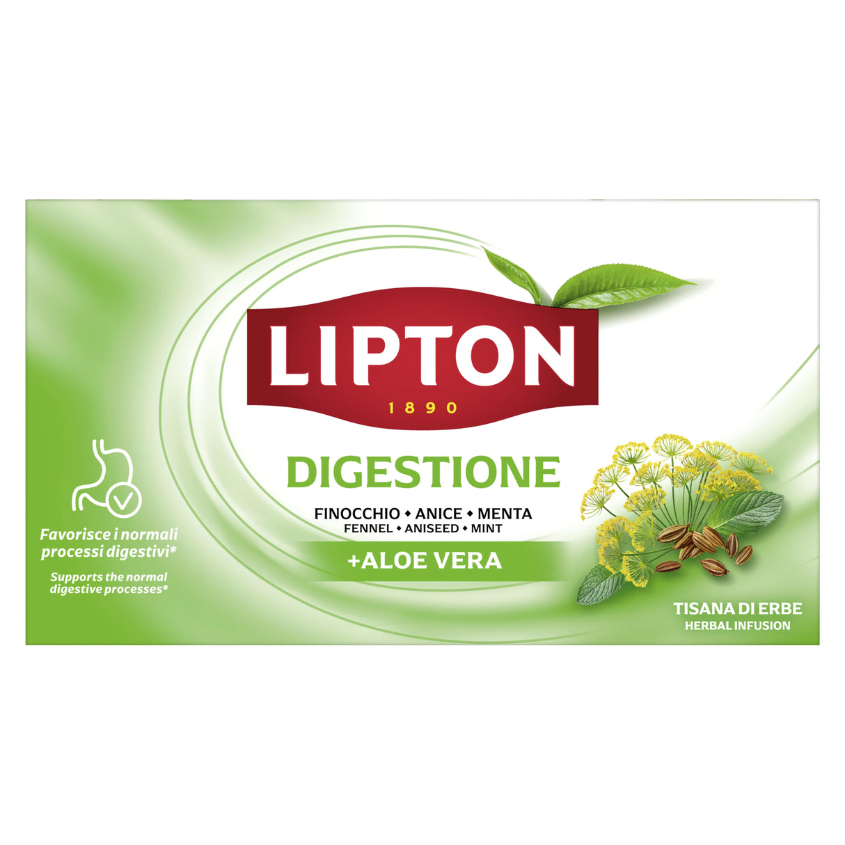 LIPTON DIGEST Herbal Tea with Fennel, Aniseed & Mint + Aloe Vera 32.3g