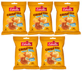 ESTRELLA CRISPERS Cheddar & Blue Cheese Flavor Peanuts in Crunchy Coating 5 x 140g