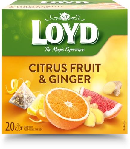 LOYD CITRUS FRUIT & GINGER Flavor Fruit Tea 40g