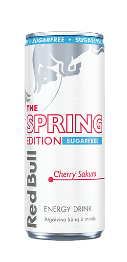 RED BULL SPRING EDITION Cherry Sakura Flavor Sugarfree Energy Drink 250ml