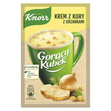 12 KNORR Instant Soup Sachets Creamy Chicken With Croutons Flavor 16g 0.56oz