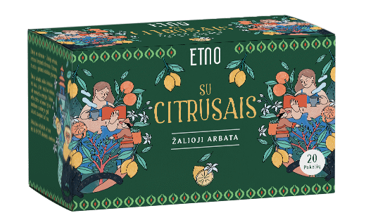ETNO CITRUS Natural Green Tea 40g