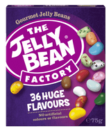 JELLY BEAN FACTORY Gourmet Jelly Beans 36 Assorted Flavors Sweets Box 75g 2.7oz