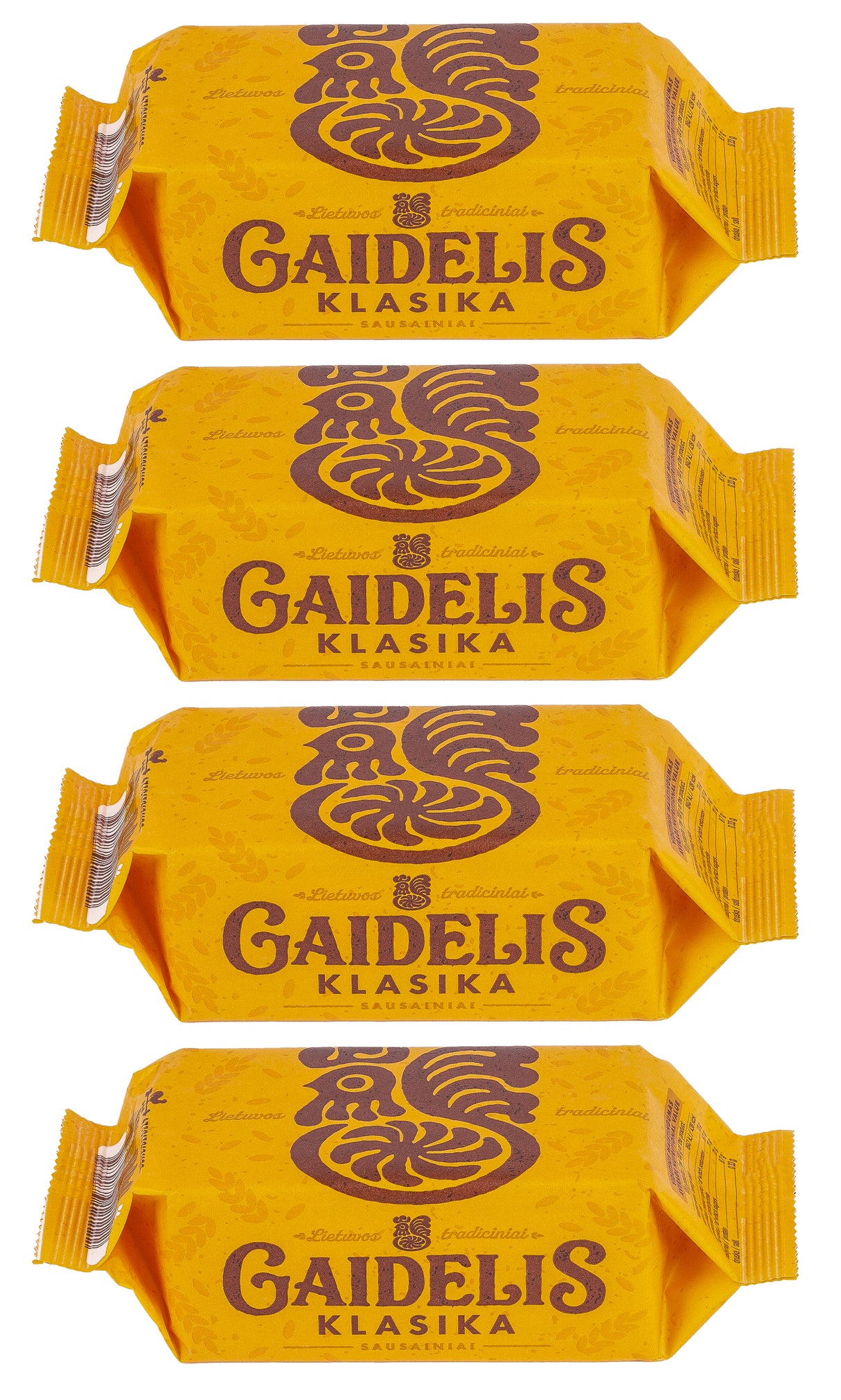 GAIDELIS Classic Cookies 4 x 160g 5.6oz