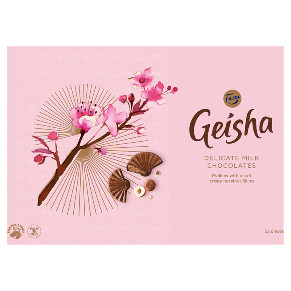 FAZER GEISHA Delicate Milk Chocolate Candy Box 185g