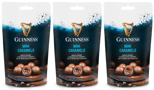 GUINNESS Mini Caramels Milk Chocolate Balls with Guinness Filling Pouch 102g 3.6oz