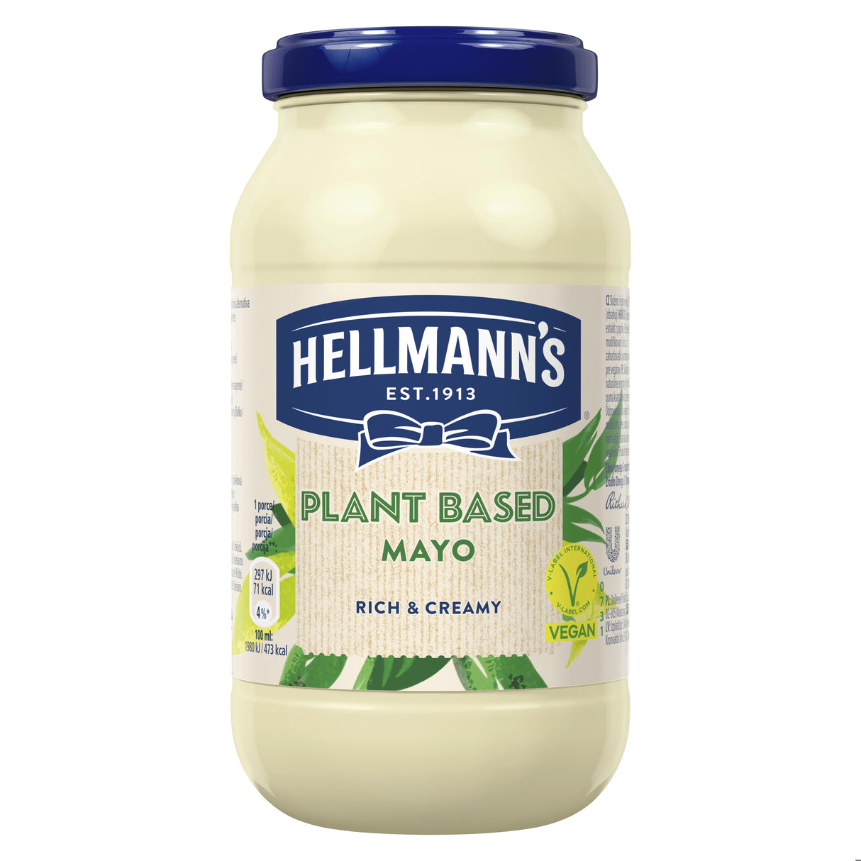 HELLMANNS PLAN BASED VEGAN MAYONNAISE Mayo Sauce 340ml