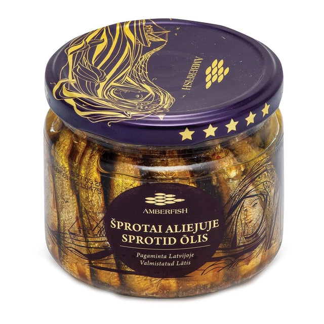 AMBERFISH Smoked Sprats in Oil 250g