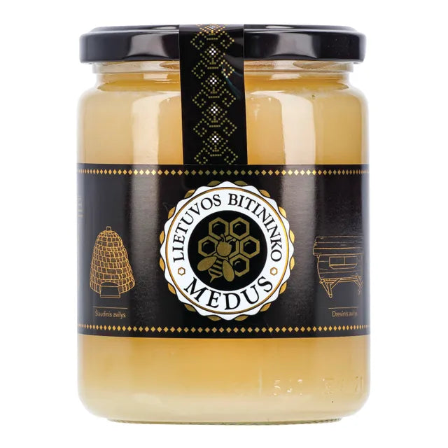 KORIO 100% NATURAL Lithuanian Hard Honey Jar 700g 25oz