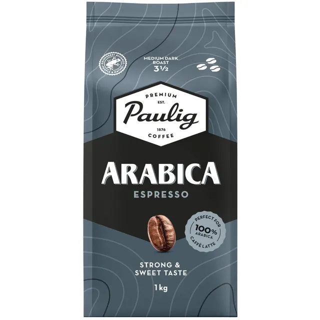 PAULIG ARABICA ESPRESSO Strong & Sweet Taste Coffee Beans 1 kg 35oz