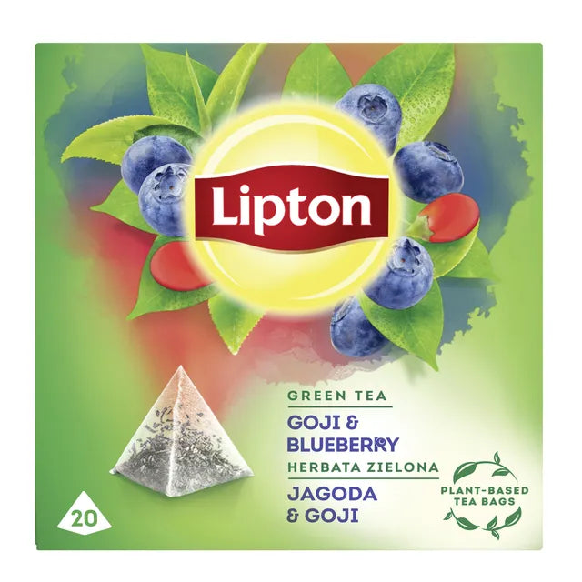 LIPTON Blueberry & Goji Berries Flavor Green Tea 28g