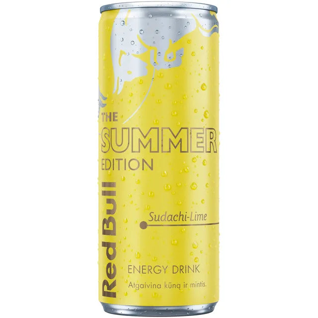 RED BULL SUMMER EDITION Sudachi Lime Flavor Energy Drink 250ml