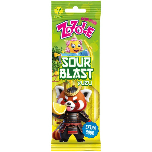 ZOZOLE SOUR BLAST YUZU Flavor Extra Sour Gummi Candies 75g
