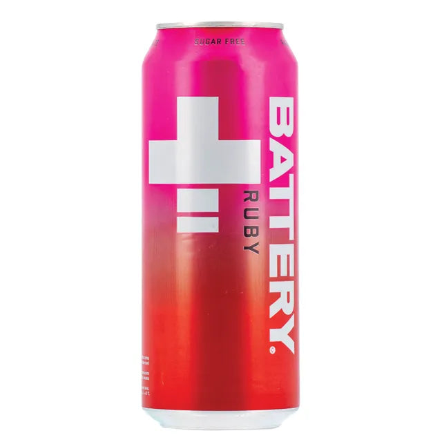BATTERY RUBY Sugar Free Raspberry & Pomegranate Flavor Energy Drink 500ml
