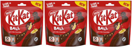 3 KIT KAT POPS Milk Chocolate Chocolate Balls with Wafer 140g 4.9oz