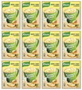 12 KNORR Instant Soup Sachets Creamy Chicken With Croutons Flavor 16g 0.56oz
