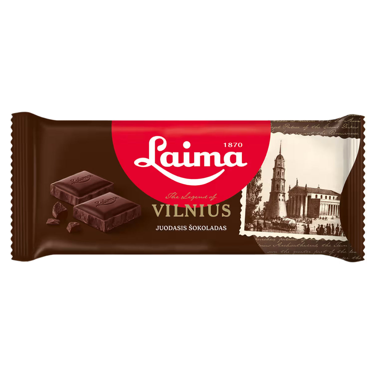 LAIMA VILNIUS Dark Chocolate Bar 90g