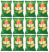 LAYS GREEN ONION Flavor Potato Chips 12 x 130g 4.6oz