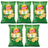 LAYS GREEN ONION Flavor Potato Chips 5 x 130g 4.6oz