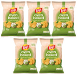 LAYS OVEN BAKED Yoghurt with Herbs Flavor Potato Chips 5 x 110g
