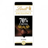 LINDT EXCELLENCE 70% Cocoa Dark Chocolare Bar 100g