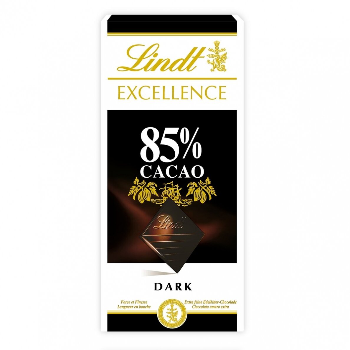 LINDT EXCELLENCE 85% Cocoa Dark Chocolare Bar 100g