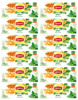 LIPTON CITRUS MINT Herbal Tea with Lemon & Orange Peels 12 x 26g