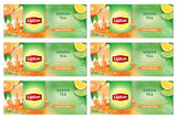 LIPTON CITRUS Lemon, Lime & Orange Flavored Green Tea Boxes 6 x 26g