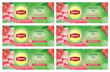 LIPTON GREEN TEA with Strawberry & Raspberry 6 x 28g