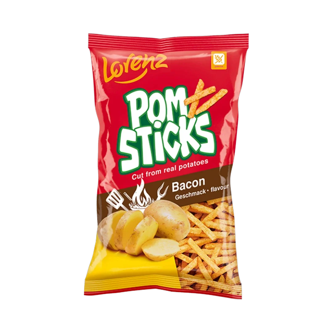 LORENZ POMSTICKS Bacon Flavor Potato Chips 85g
