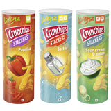 LORENZ CRUNCHIPS Stackers Potato Chips Bundle 3 x 175g