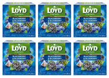LOYD BLACKBERRY & BLUEBERRY Flavor Fruit Tea 6 x 40g
