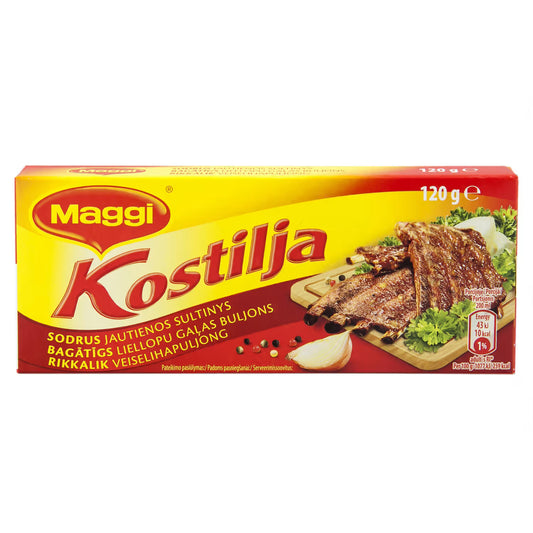 MAGGI KOSTILJA Rich Beef Broth Bouillon Soup Cubes 120g