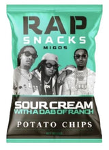 RAP SNACKS Potato Chips Bundle 4 Flavors Variety Pack 4 x 71g