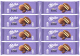 MILKA CHOC & CHOC Soft Sponge Cookies with Chocolate Filling 8 x 150g