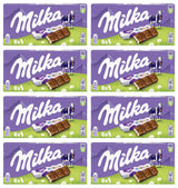 MILKA MILKINIS Cream Filled Alpine Milk Chocolate Bars 8 x 87.5g