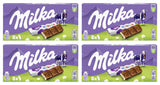 MILKA MILKINIS Cream Filled Alpine Milk Chocolate Bars 4 x 87.5g