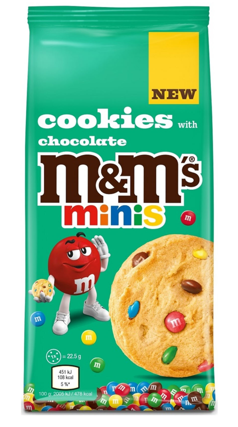 M&M's Minis Chocolate Cookies Sweets Party Snacks 180g 6.35oz